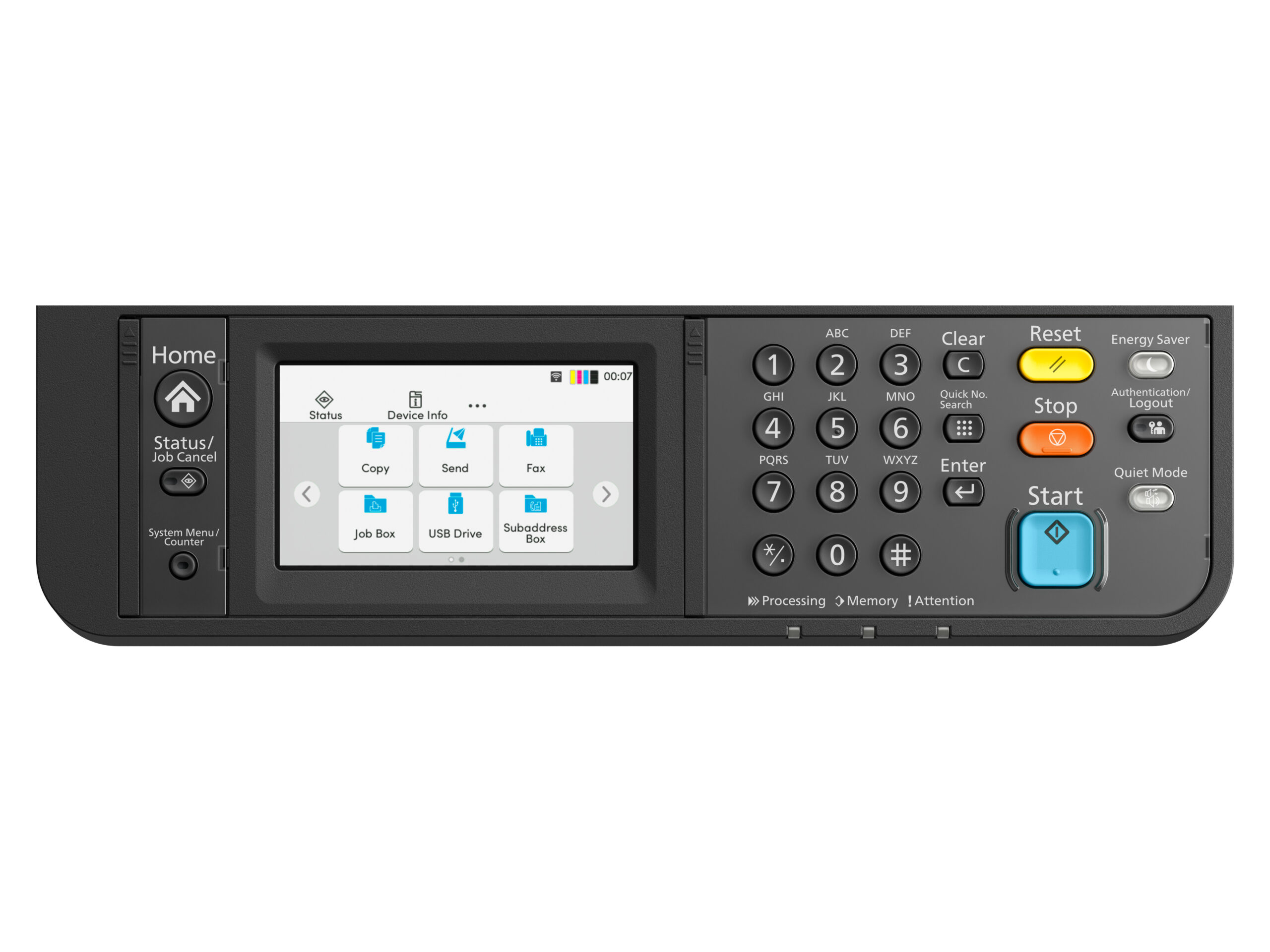 KYOCERA Multifunctional Laser Color, A4, Impr|Scan|Cop|Fax,26ppm mono,26ppm, MA2600cwfx - imagine 5