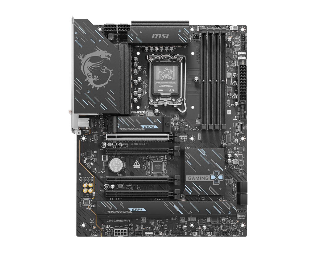 MSI Placa de baza, LGA1851, DDR5, ATX, BT, Negru, Z890 GAMING WIFI - imagine 2