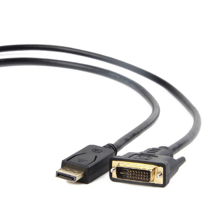 Gembird CABLU video, adaptor DisplayPort (T) la DVI-D DL (T), 1.8m, rezolutie maxima, CC-DPM-DVIM-6