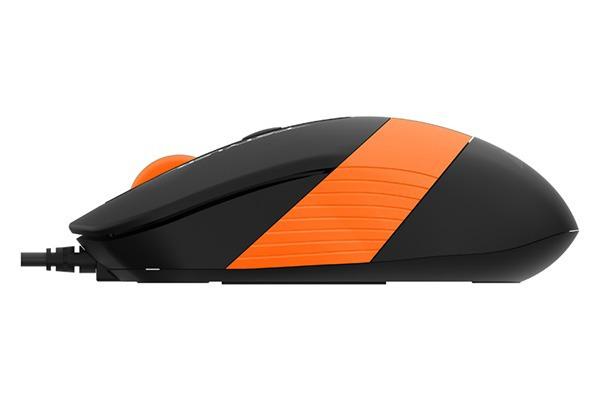 A4TECH Mouse Fstyler FM10, 1600 dpi, Multicolor, FM10 ORANGE - imagine 2