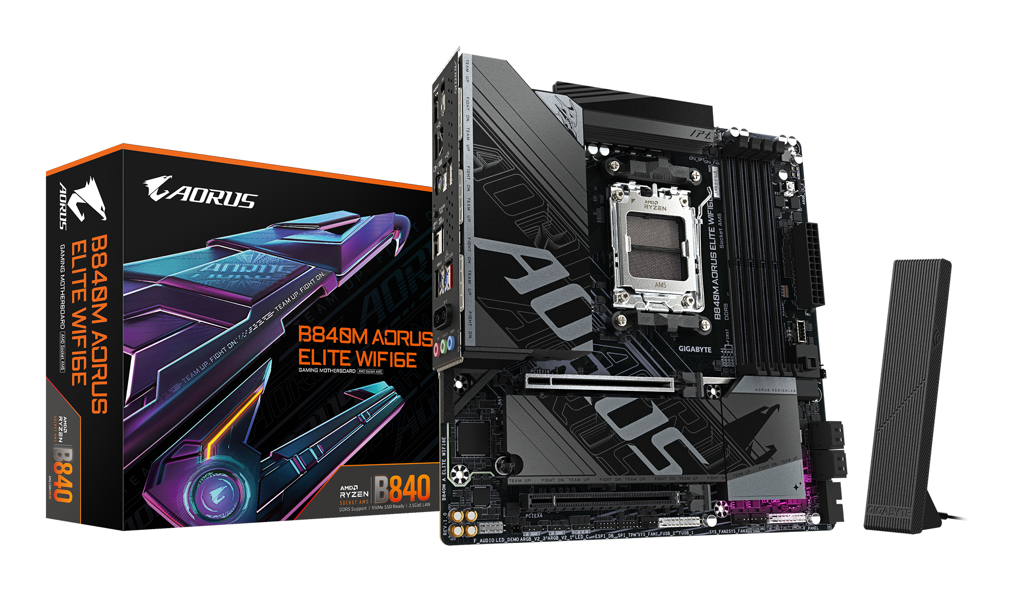 Gigabyte MB B840M AORUS ELITE WIFI6E AM5, B840M A ELITE WIFI6E