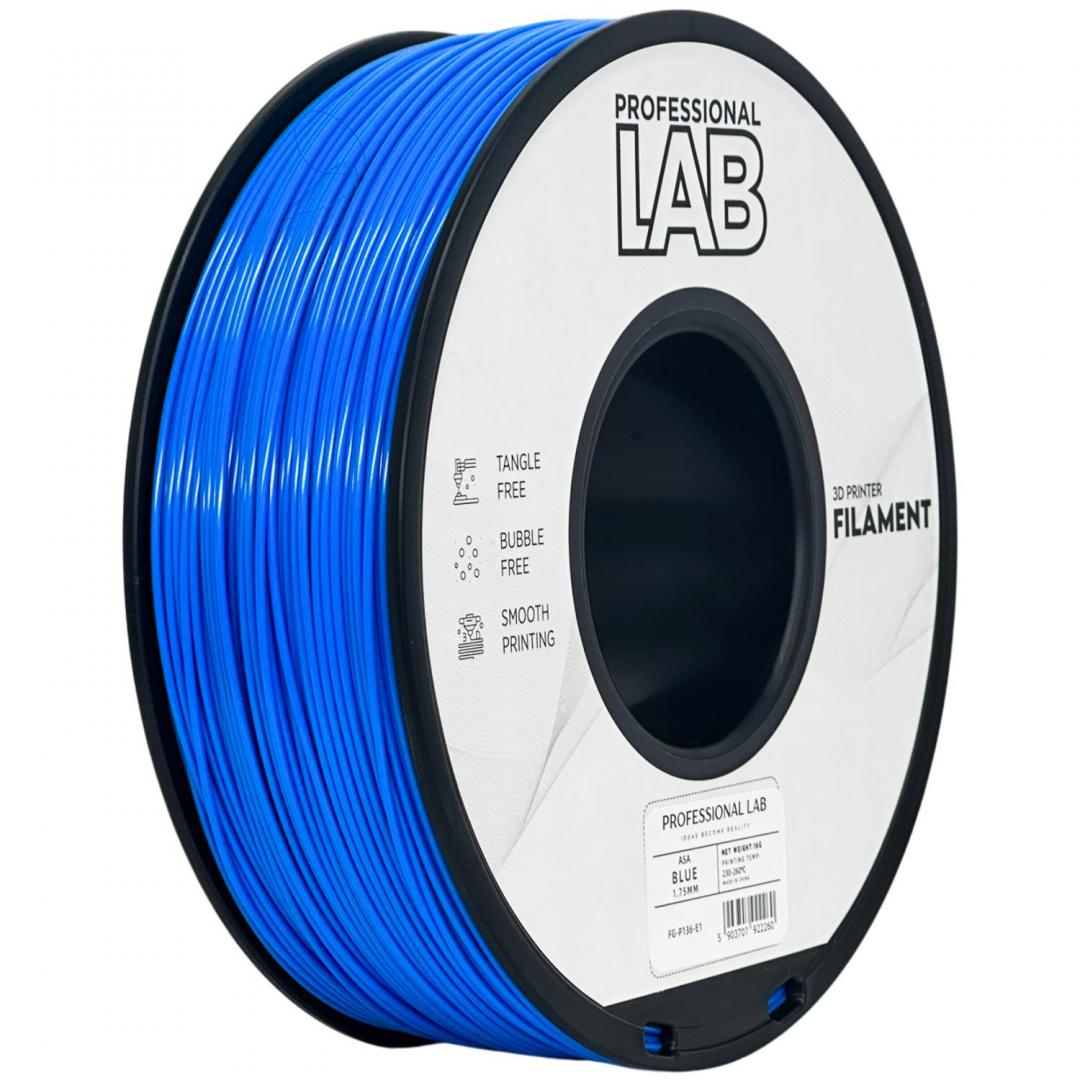 PROFESSIONAL LAB Filament 3D Proffesional Lab, Diamentru 1.75mm, Greutate: 1KG, Culoare, ASA BLUE