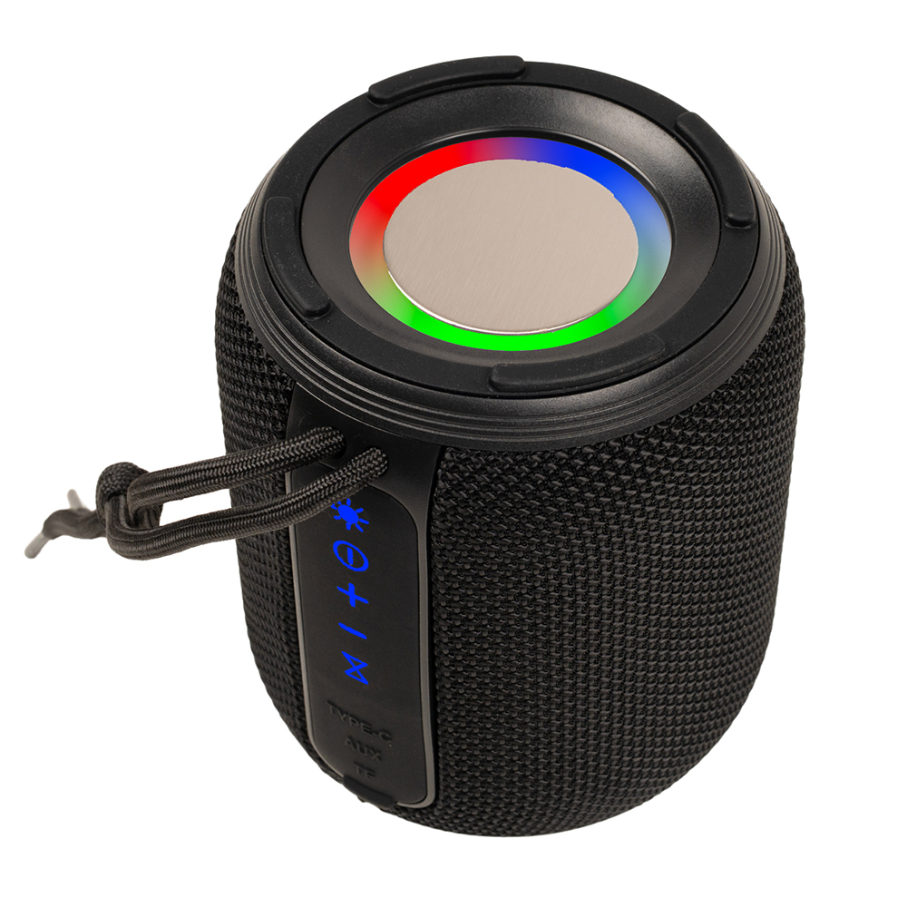 SPACER BOXA portabila bluetooth, YOUPI-BK, RMS: 6W, RGB, acumulator 1800mAh, timp de, SPBS-YOUPI-BK - imagine 3