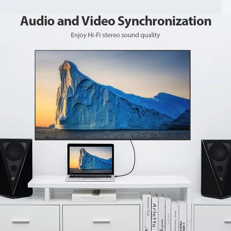 Vention Cablu video, HDMI(T) la HDMI (T), 0.5m, rezolutie 4K la 60Hz, negru, AAIBD - imagine 4