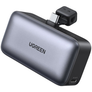 UGreen POWER BANK "PB503", 5000mAh, 20W PD3.0, 1 x USB Type-C, 1 x USB Type-C integrat, gri, 35338