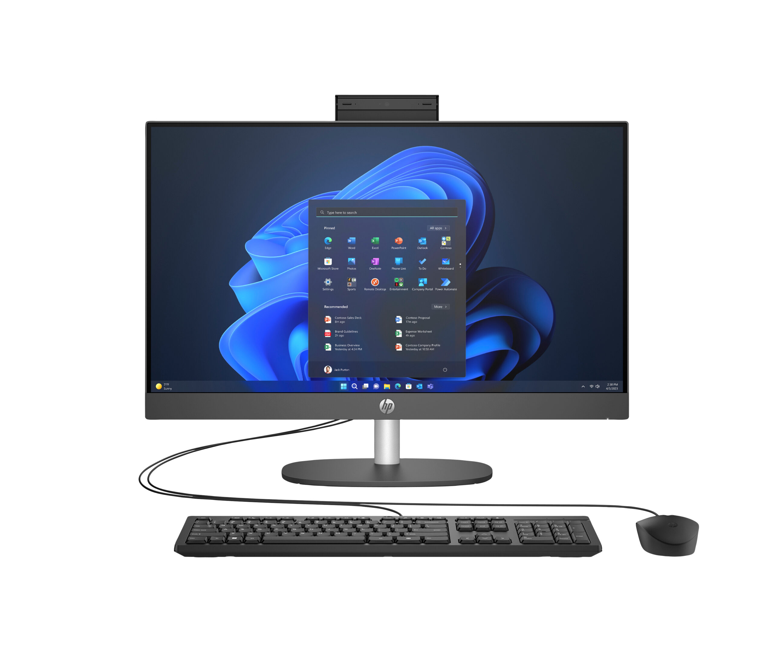HP AIO240G10 NT i3-N300 8 256 UMA DOS 3y, 623Z4ET