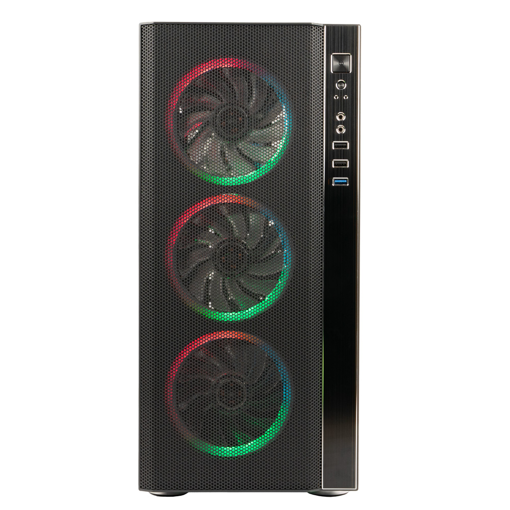 SPACER CARCASA - gaming, Middle Tower, ATX, RAINBOW, fara sursa, sticla, SPCS-GC-RAINBOW-NF - imagine 3