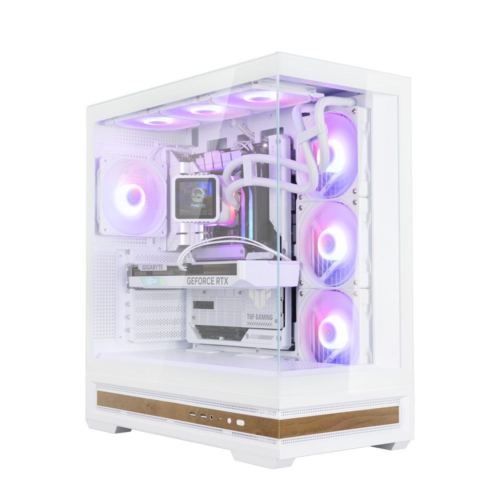 Zalman CARCASA P40 NAMU, middle tower, gaming, fara sursa, suporta 10xfan, 4xfan, P40 NAMU White