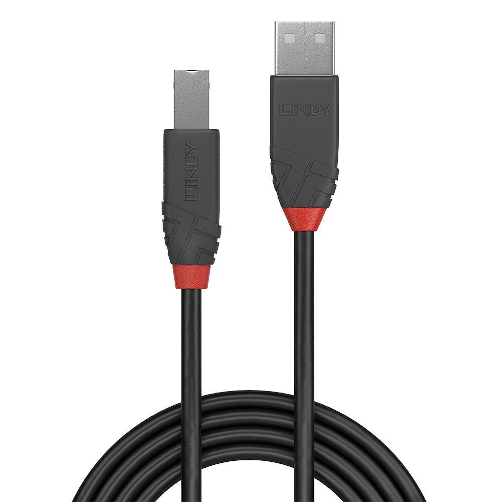Lindy Cablu 0.2m USB 2.0 Tip A la Tip B, LY-36670