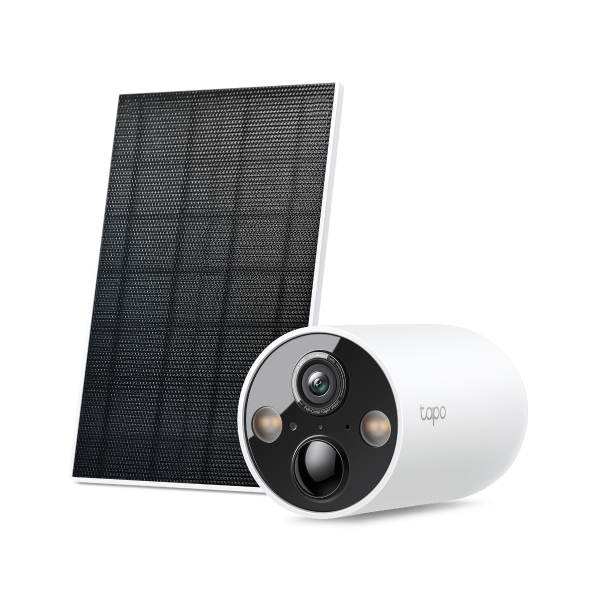 Tp-Link CAMERA IP Exterior cu acumulator, include panou solar, IP66, dist. IR 15 m, Tapo C425 KIT