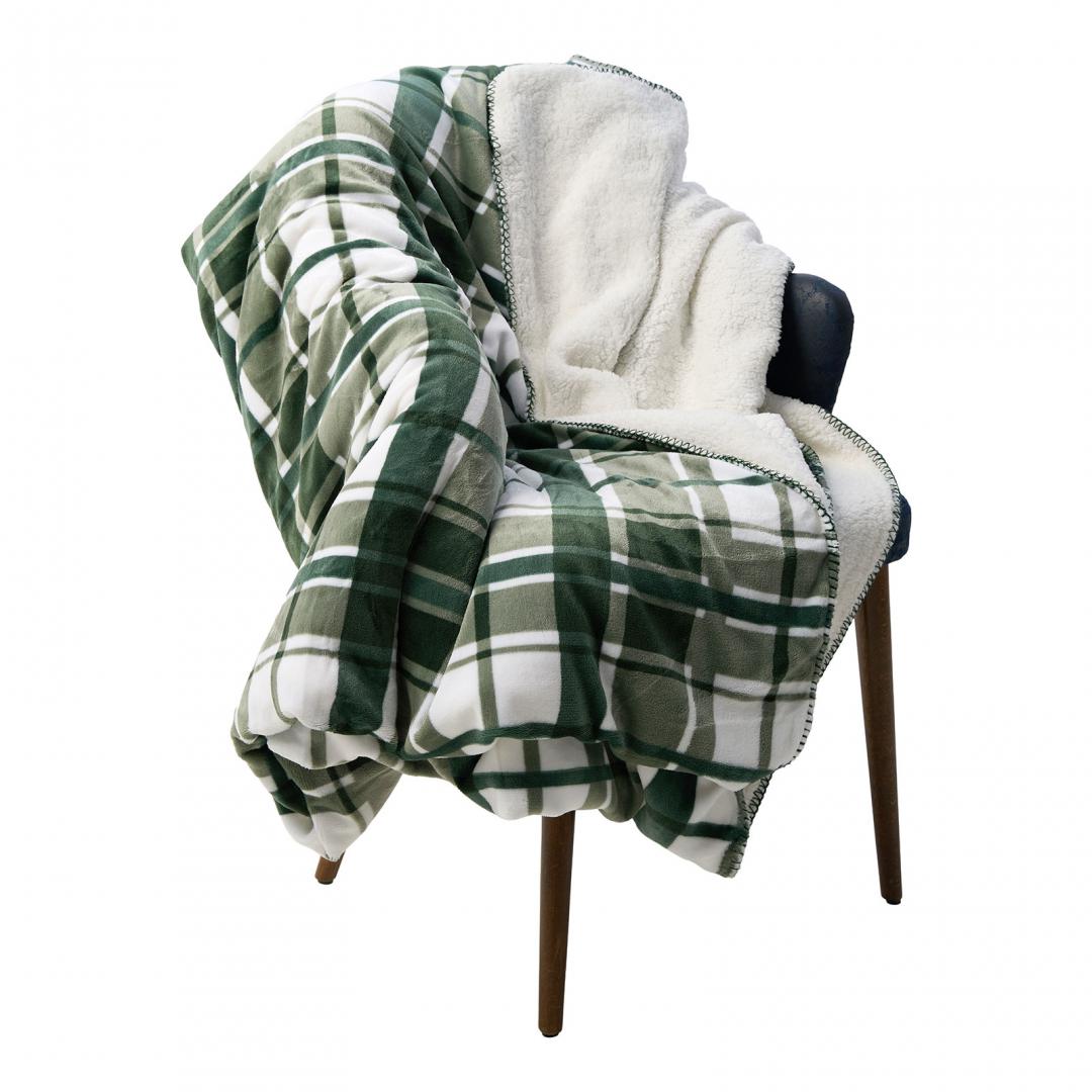 HEINNER Patura Blanita Carouri Verde 200x220 cm, HR-BLKSHP220-GREEN - imagine 3