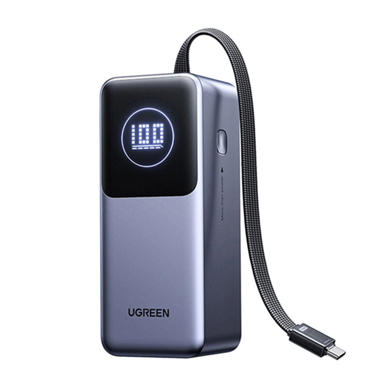 UGreen POWER BANK PB723, 20000mAh, 130W PD3.0, 1 x USB, 1 x USB Type-C, 1 x USB Type-C, 55365B