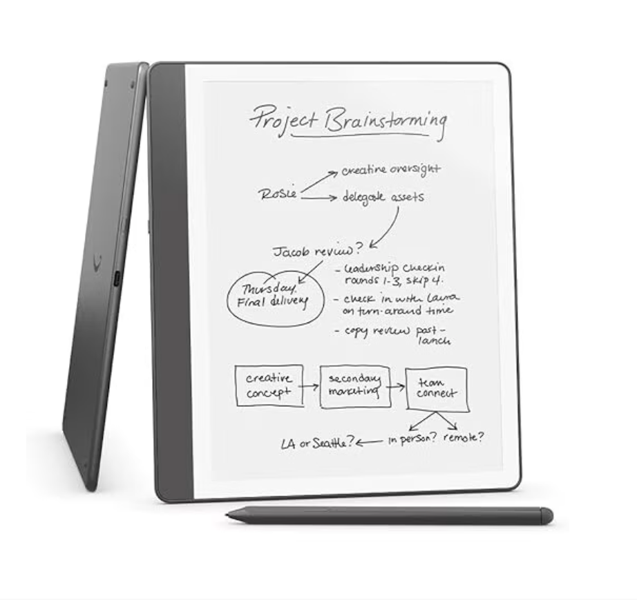AMAZON Kindle Scribe 2024 10.2" 64GB cu Premium Pen Tungsten Grey, BOCZ9T8H8N