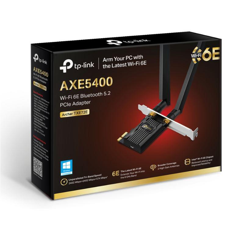 TP-LINK Adaptor wireless, WIFI 6E, Dual Band, ARCHER TXE72E - imagine 2