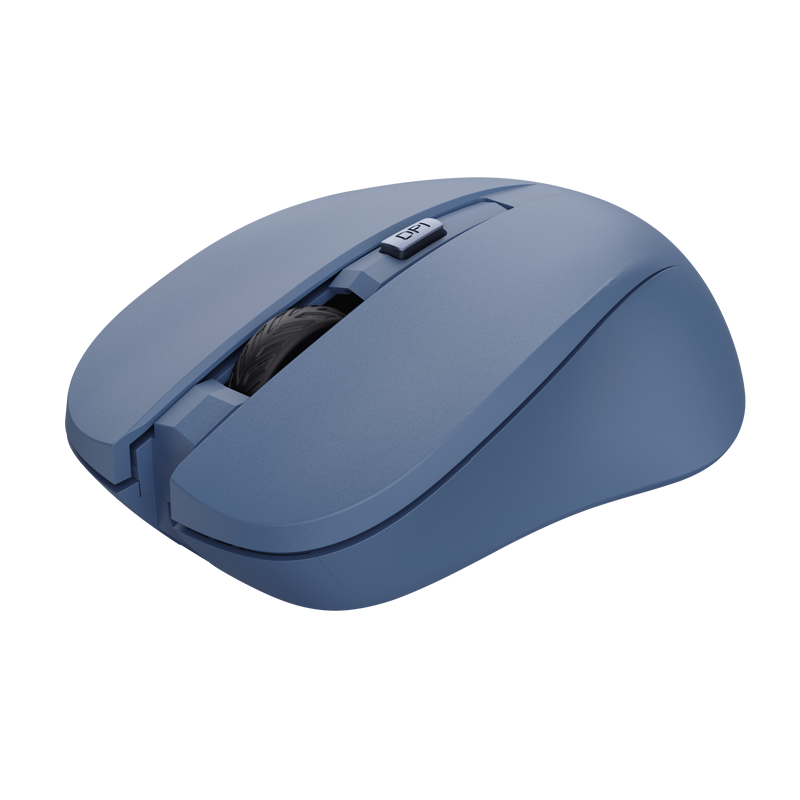 TRUST Mouse Wireless Mydo, 1800 dpi, Albastru, TR-25041 - imagine 3