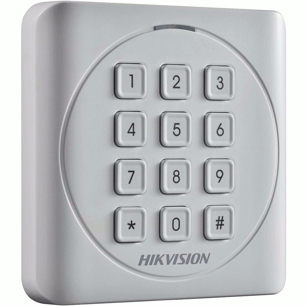 HIKVISION Cititor card cu tastatura, citeste carduri MIFARE 13.56MHz, distanta citire, DS-K1801MK