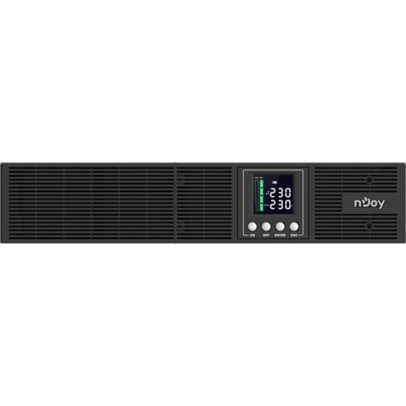 Njoy UPS Aster 1000, Online, Tower/rack, 900 W, fara AVR, IEC x 8, display LCD, UPCMCOP910HASCG01B