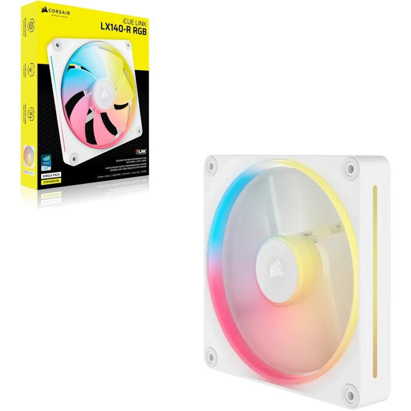 Corsair Ventilator CR iCUE LINK LX120-R RGB WHIT, CO-9051055-WW