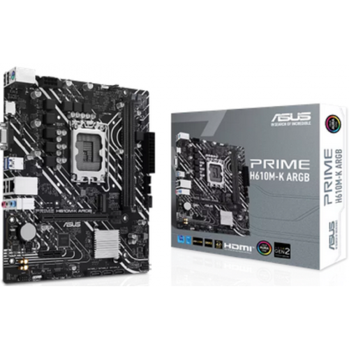 Asus PLACI de BAZA PRIME ARGB LGA1700 H610 U32 GEN 1 M.2 AURA MB, PRIME H610M-K ARGB