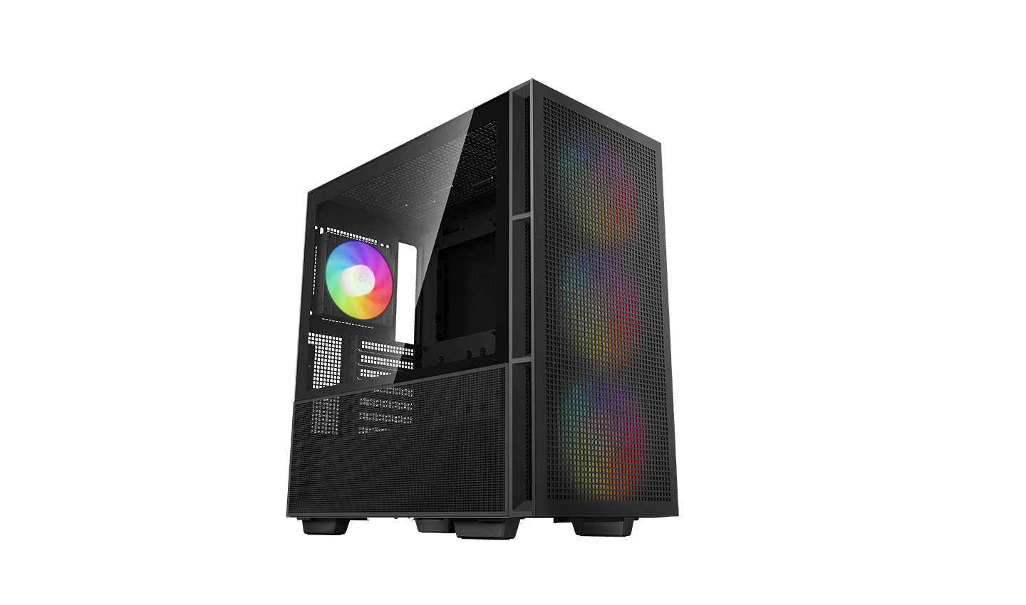 Deepcool CARCASE "CH560" Middle Tower ATX, USB3.0xxxx2, Audioxxxx1, negru, R-CH560-BKAPE4-G-1