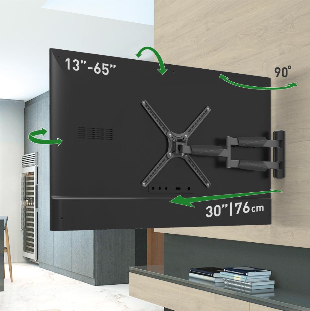 Barkan TV Wall Mount 13"- 65" Black, BM343XL - imagine 3
