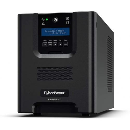 Cyber Power UPS Online dubla conversie cu sin. pura, cu management, Tower, LCD, OLS1500EA-DE