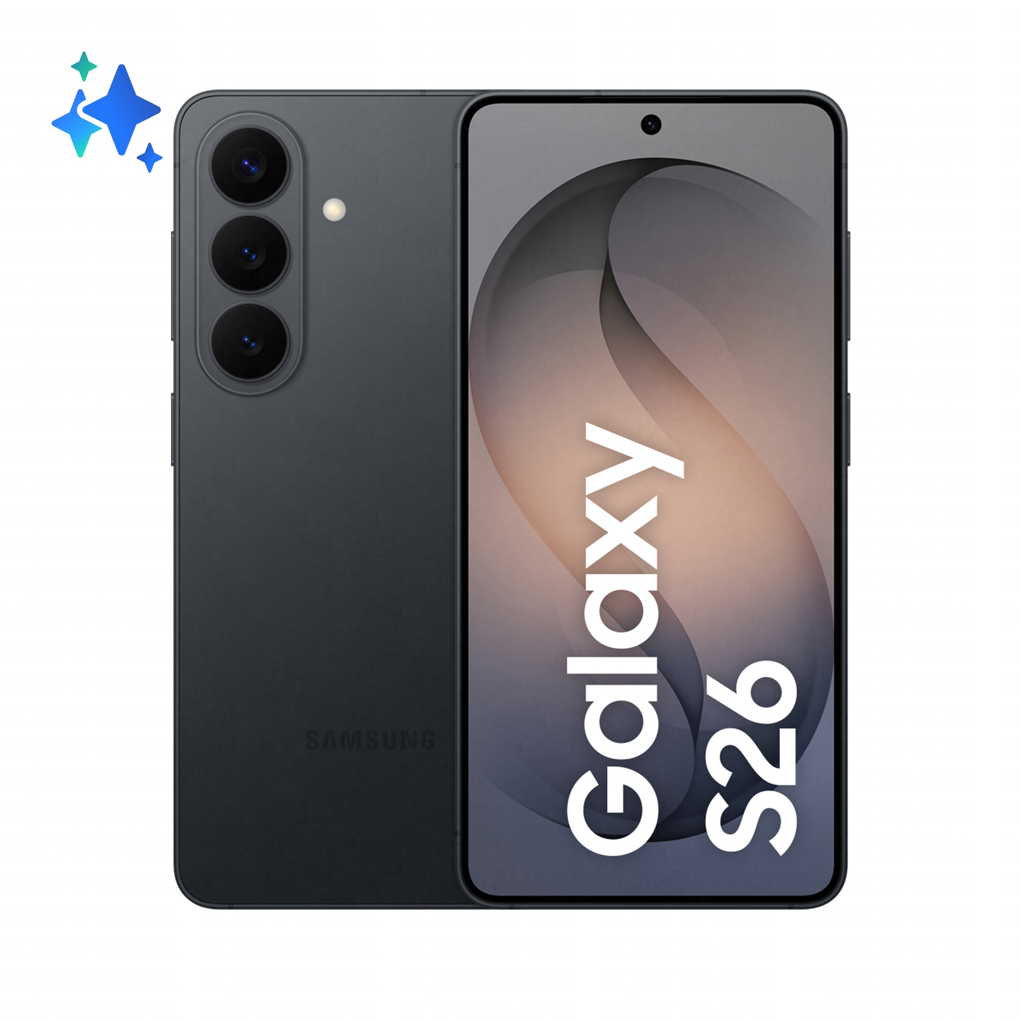 Samsung S26 S942 6.3" 12/512 DS Bk, SM-S942BZKHEUE