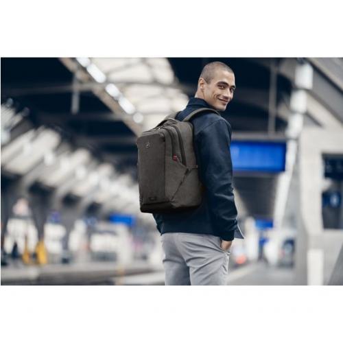 WENGER Rucsac notebook, MX Professional 16" Backpack, Heather Grey, 611641