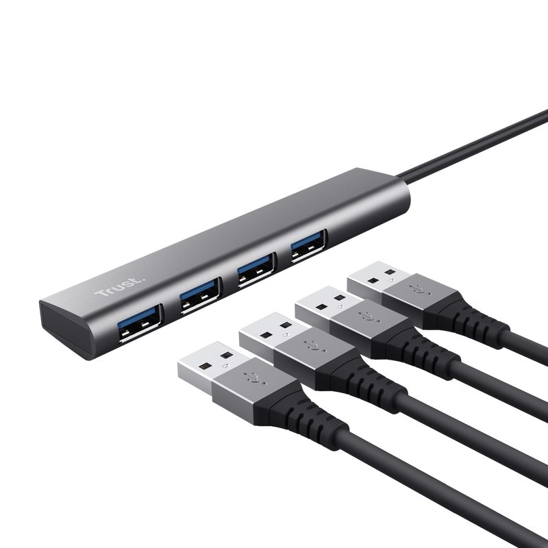 Trust Hub Halyx USB-A to 4 x USB-A 3.2, TR-24947