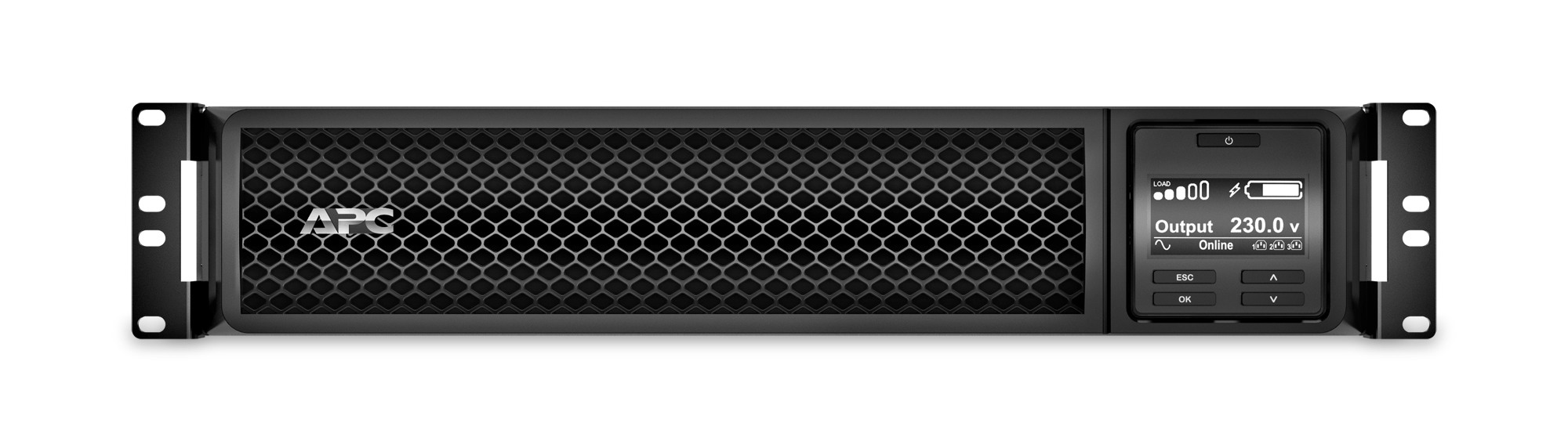 APC UPS, Smart-UPS SRT, Online cu sinusoida pura, rack, 2200VA / 1980W, AVR, IEC x 10, SRT2200RMXLI - imagine 2