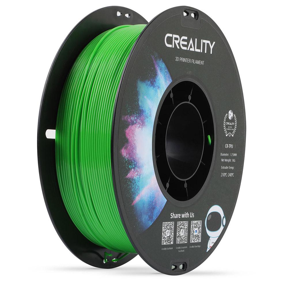 CREALITY CR-TPU 3D Printer Filament, Green, 1kg, elastic,rezistent UV, Printing, CR-TPU GREEN