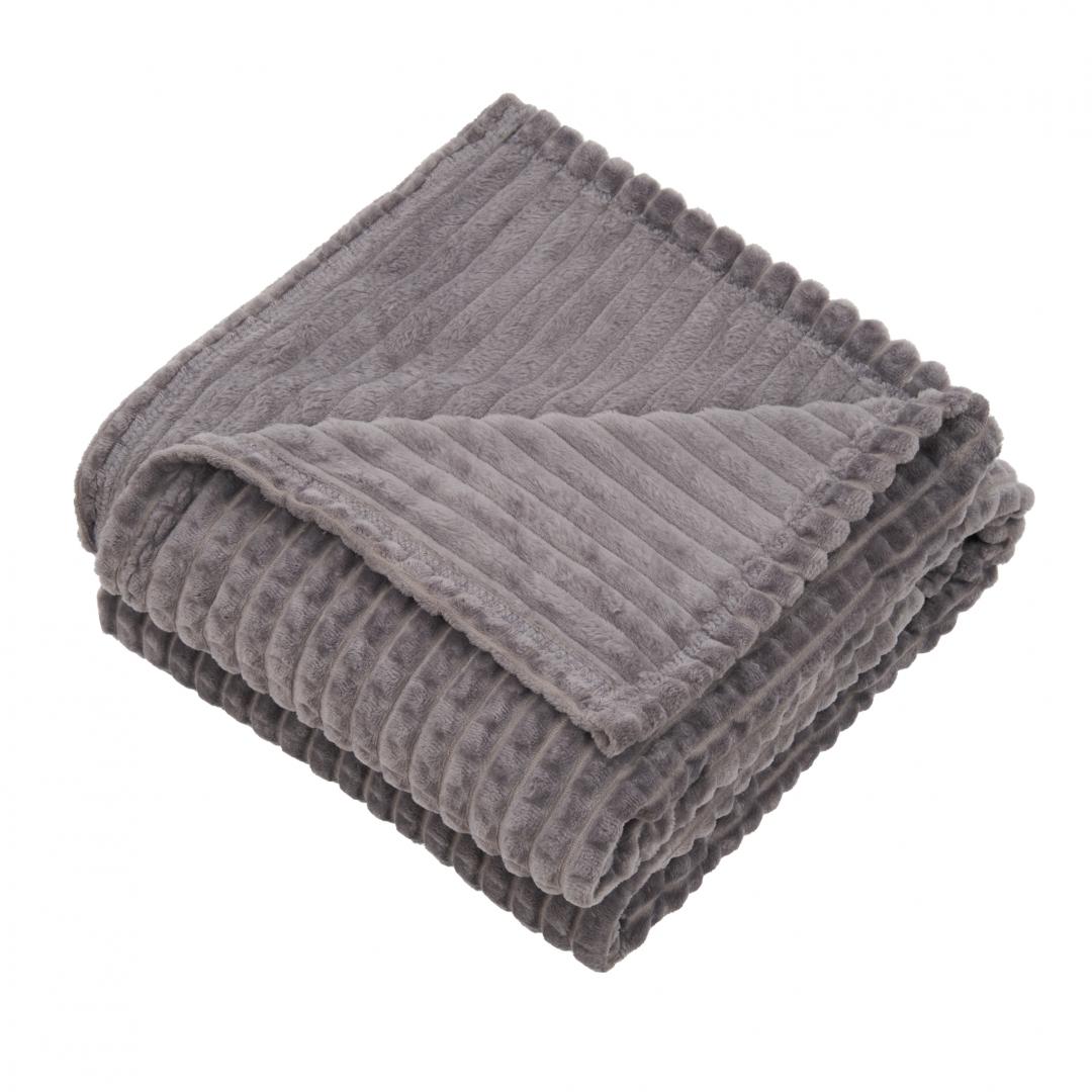 HEINNER PATURA FLANNEL 200X220 CM GRI, HR-BLK200FLN-GRI