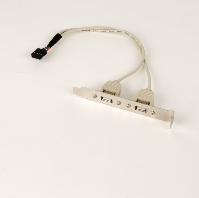 Gembird CABLU USB splitter, USB 2.0 (T) la 2 x USB 2.0 (M), 25cm, transfera 1 USB, CCUSBRECEPTACLE