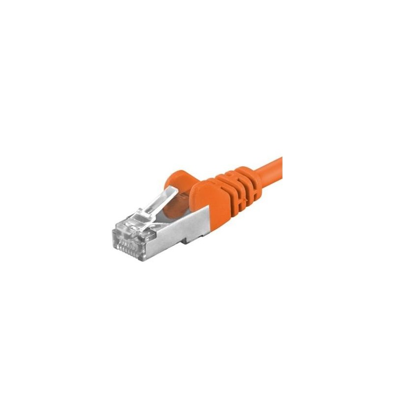 PremiumCord Patchcord SFTP RJ45-RJ45 Cat.6A, 2m, portocaliu, SFTP-6A-2-O