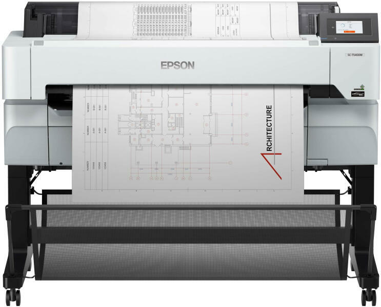 Epson Plotter MF Inkjet Color SC-T5400M, A0, Impr.|Scan.|Cop, USB|Ret|WiFi, Duplex:nu, C11CH65301A0