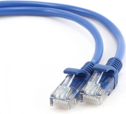 Gembird PATCH CORD UTP Cat5e, cupru-aluminiu, 5 m, albastru, AWG26, / 45505694, PP12-5M/B