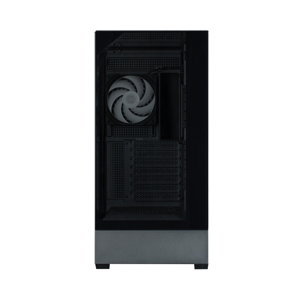 Zalman CARCASA P40 Prism Plus, middle tower, gaming, fara sursa, suporta 9xfan, P40 Prism Plus Black - imagine 7
