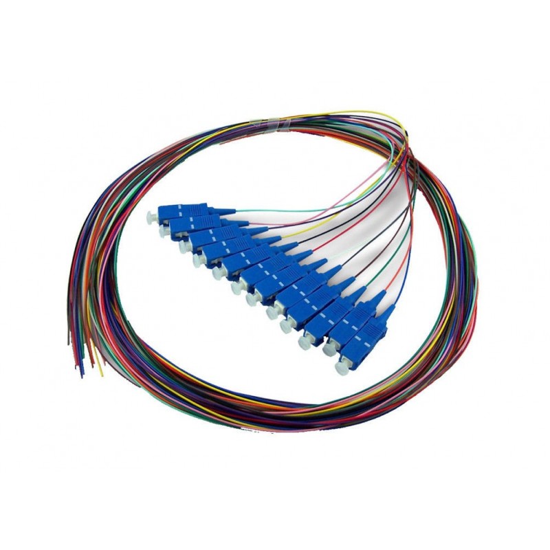EMTEX Set 12 buc pigtail FO LC/PC, SM OS2, 9/125, 0,9mm manta LSZH, 1.5m colorate, LC-SM-1.5-12COL