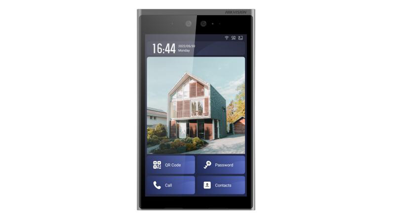 HIKVISION Videointerfon TCP/IP, 10.1" touch screen,recunoastere faciala, IK07, DS-KD9633-E6