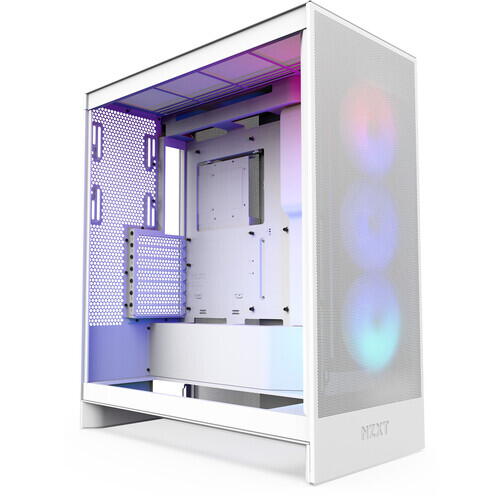NZXT Carcasa H7 Flow RGB (2024), Mid-Tower, ATX, Alb, CM-H72FW-R1