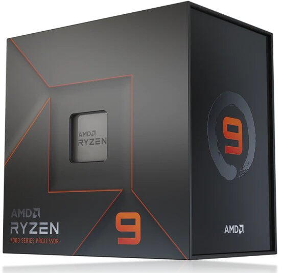 AMD RYZEN 9 7900X 4.70GHZ 12 CORE/SKT AM5 76MB 170W WOF, 100-100000589WOF