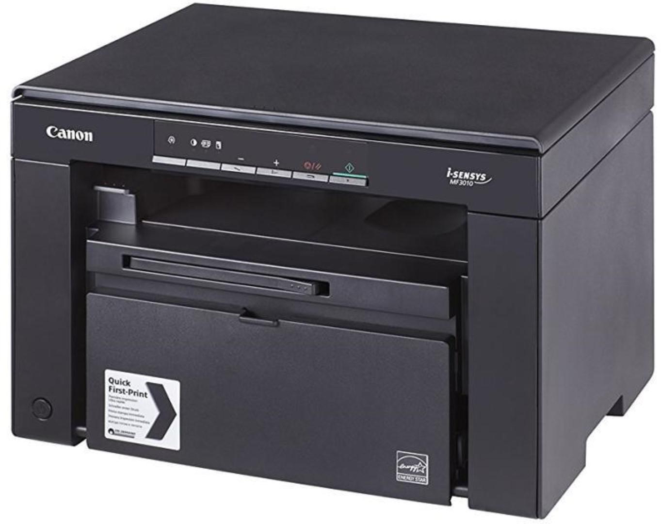 Canon Multifunctional laser mono MF3010 + 2X CRG725 incluse in pachet, dimensiune A4, 5252B034AA