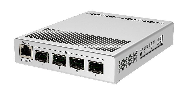 Mikrotik NET ROUTER/SWITCH 4 SFP+/, CRS305-1G-4S+IN