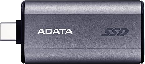 Adata SSD EXTERN, USB Type-C, 500 GB, scriere 1050 MB/s / citire1000 MB/s, metalic, SC750-500G-CCBK