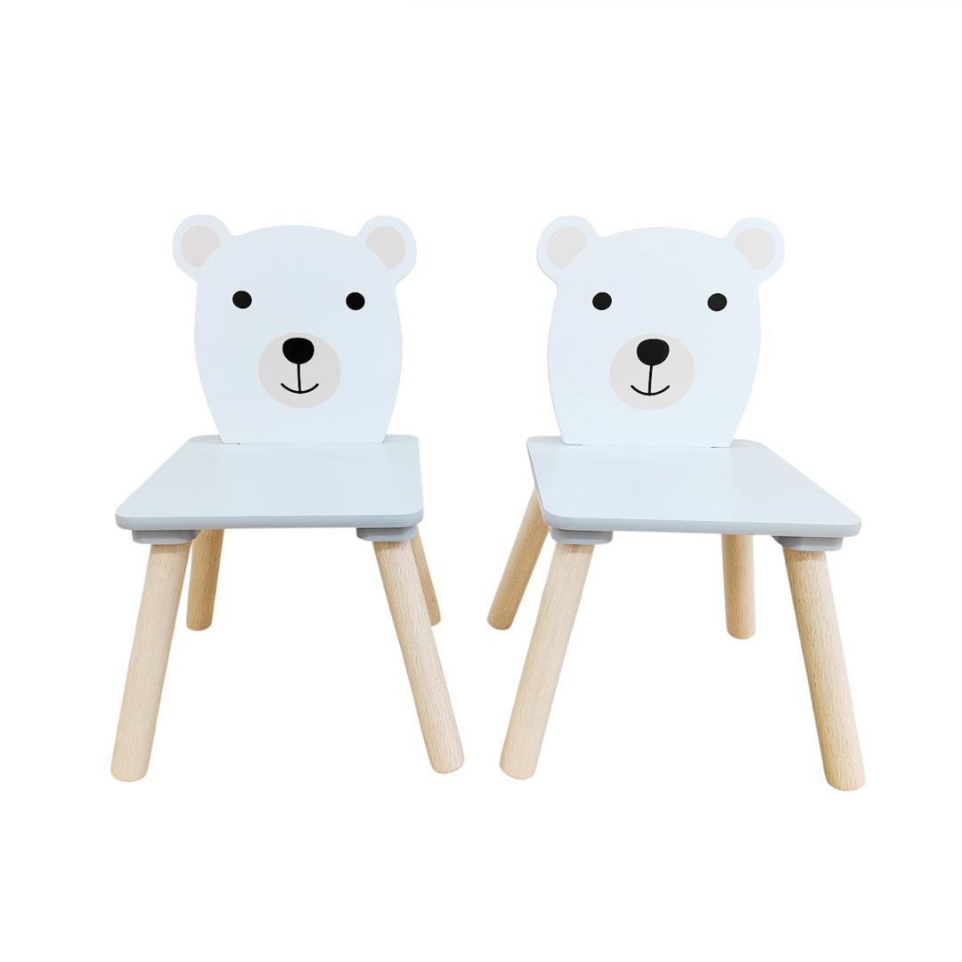 U-GROW Set masuta si 2 scaune, cu spatiu de activitati, Bear, UG-74KINET - imagine 6