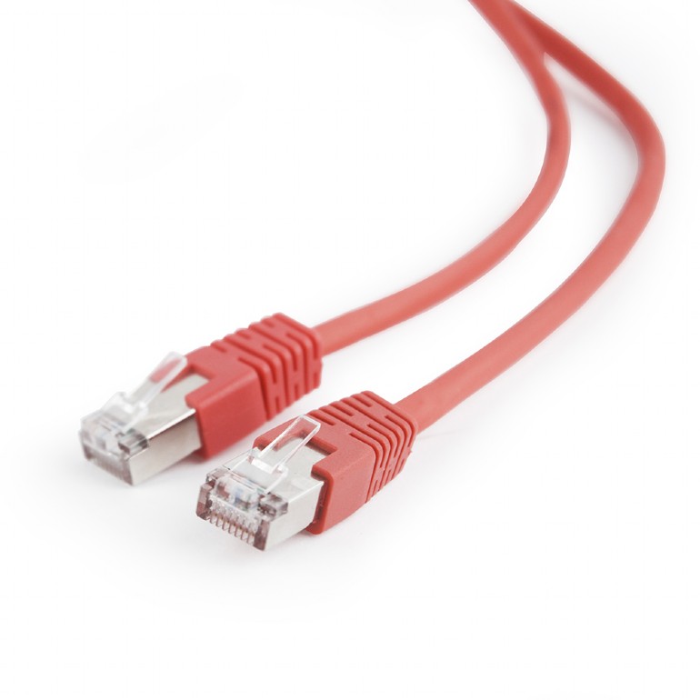 Gembird PATCH CORD FTP Cat5e, cupru-aluminiu, 2 m, rosu, AWG26, ecranat, PP22-2M/R