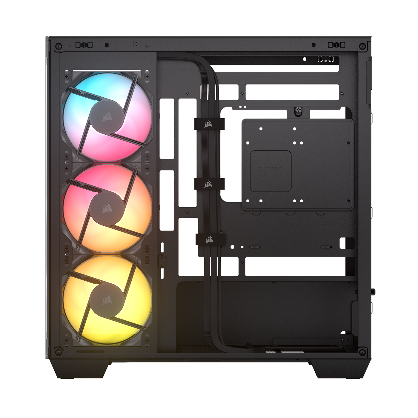 Corsair Carcasa 2800X RS-R ARGB, Micro-ATX, cu 3 ventilatoare incluse RS120-R ARGB, CC-9011347-WW - imagine 3
