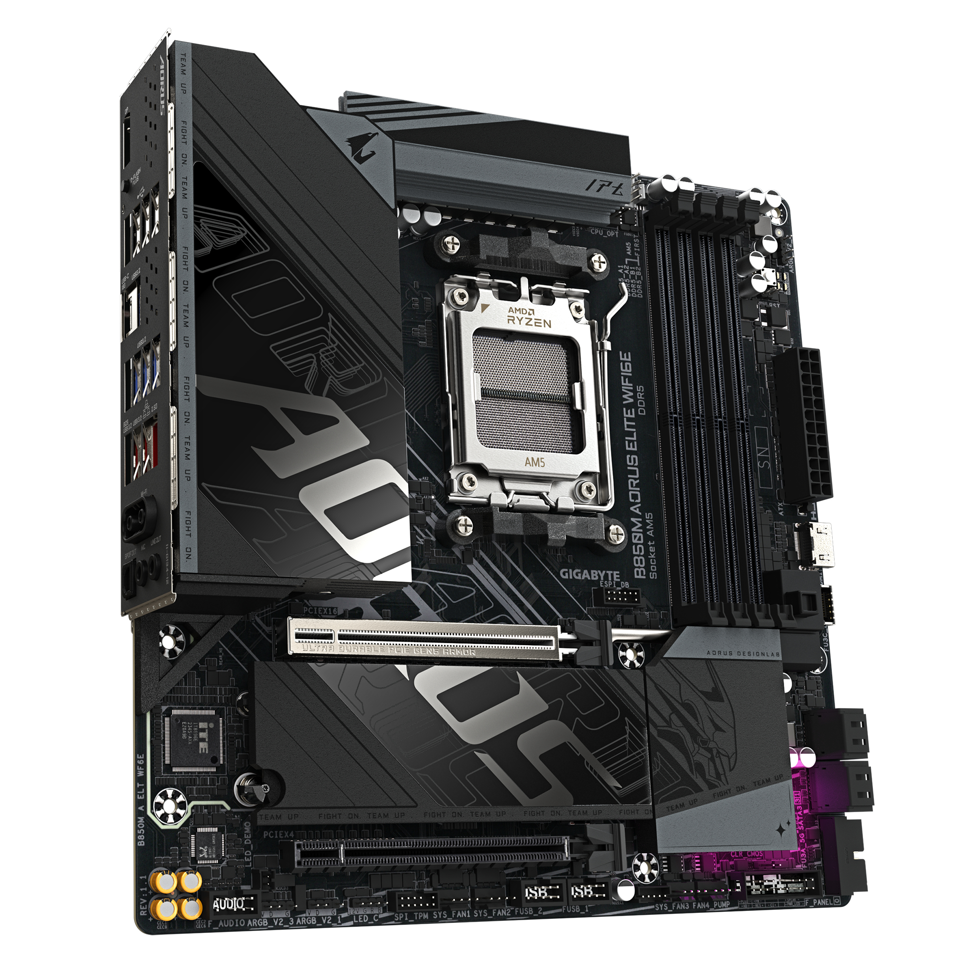 Gigabyte MB B850M AORUS ELITE WIFI6E, B850M A ELT WF6E - imagine 4