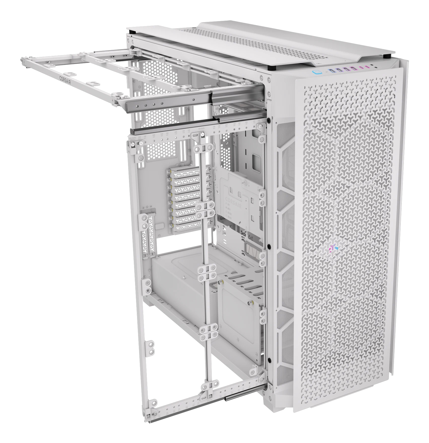 Corsair CR Case 9000D RGB AIR SUPER FT WHITE, CC-9011274-WW - imagine 2