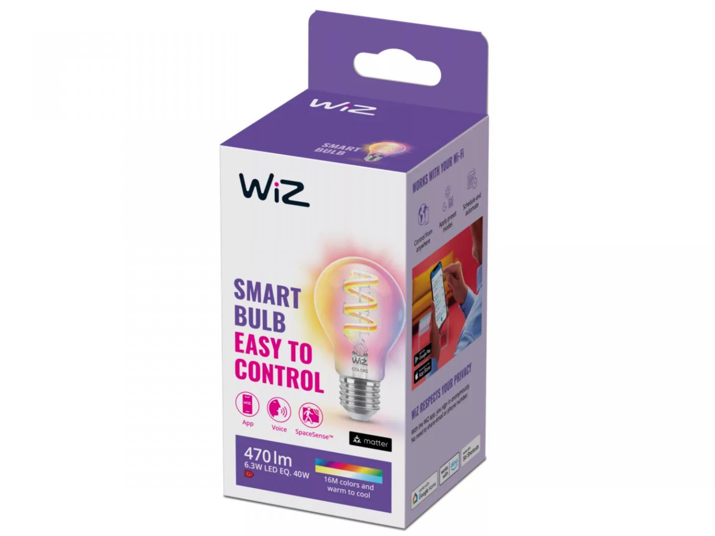 Philips WI-FI BLE 40W A60 E27 822-65 RGB CL 1PF, 000008720169072176